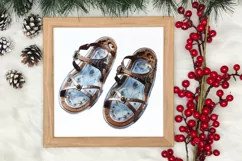 Winter Hiking Clipart Sublimation, Christmas PNG Product Image 3
