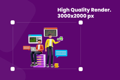 Product Management 3D Illustration Pack Product Image 3