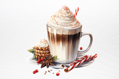 Christmas Winter Drink Sublimation PNG Product Image 3