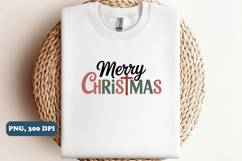 Merry Christmas Cross PNG, Christian PNG, PNG Sublimation Product Image 4
