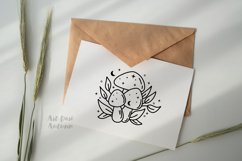 Mushroom SVG, Magic mushroom Svg, Witchy svg, Celestial svg Product Image 4