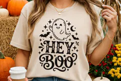 Hey Boo Svg, Funny Halloween Svg, Kids Halloween Svg. Product Image 4