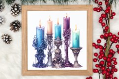 Mysterious Gothic Christmas Clipart Sublimation Product Image 3