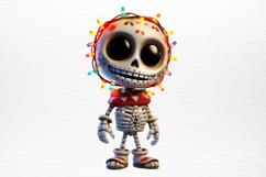 Christmas Skeleton Sublimation PNG Product Image 3