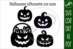 Halloween Silhouette shapes Jack o lantern Product Image 3