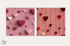 Valentine's Day Digital Paper, background clipa Product Image 3