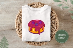 Hand Drawn Fall Illustration, Cartoon Fall Cake PNG Product Image 3