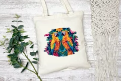 Ara Parrots Clipart, Colorful Birds PNG, Ara Parrot PNG Product Image 3