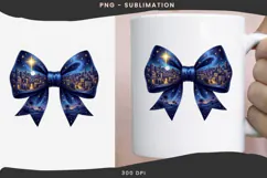 Christmas winter bow png design for T-shirts Product Image 3
