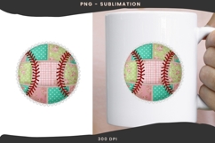 Baseball patchwork png design for T-shirts Product Image 3