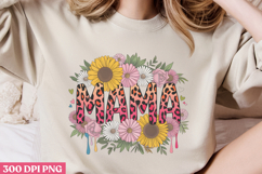 Floral Mama Mom Sublimation PNG Product Image 3