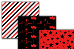 Graduation 2026 Red digital papers Product Image 2