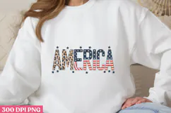AMERICA PNG, Memorial Day Sublimation PNG Product Image 1