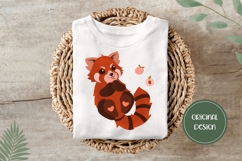 Red Panda Illustration, Red Panda PNG, Baby Animals Print Product Image 3