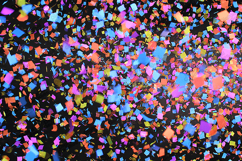 Colorful Confetti Background Bright Party Celebration Design Product Image 1