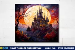 Halloween Tumbler Sublimation Wraps, Tumbler Halloween Product Image 3