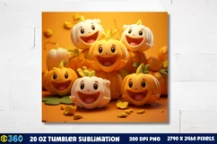 Halloween Tumbler Sublimation Wraps, Tumbler Halloween Product Image 3
