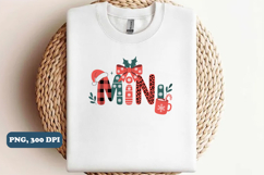 Mini Christmas sublimation PNG Design, PNG Sublimation Product Image 4