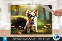 Cute baby Dog Cutting Board Sublimation Design Product Image 1