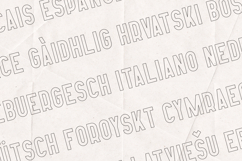 Afterclap Modern Outline Sans Serif Font Product Image 3