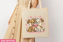 Valentine Dog Sublimation PNG Product Image 3