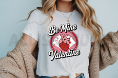 Be Mine Valentine Heart Cards Romantic Design For T-shirt Or Product Image 3