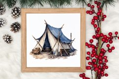 Winter Hiking Clipart Sublimation, Christmas PNG Product Image 3