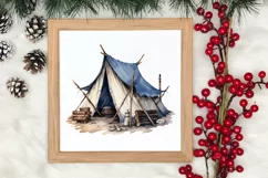 Winter Hiking Clipart Sublimation, Christmas PNG Product Image 3