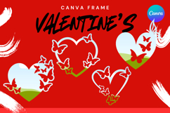 Heart Canva Frame Love Heart Valentine Shape Photo Frame_3 Product Image 1