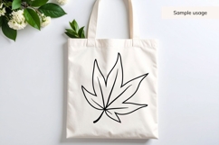 Hand Drawn Fall Leaf SVG Product Image 3