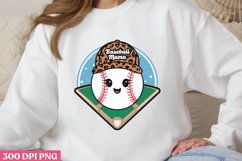 Baseball Mama PNG, Baseball Mama Sublimation PNG Product Image 1