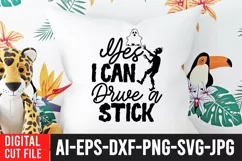 Yes i Can Drive a Stick SVG Cut File , Halloween SVG Quotes Product Image 3