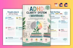 ADHD Clarity System Workbook Product Image 3