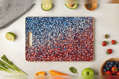 Patriotic Glitter Glam Cutting Boards sublimation Designs Product Image 3