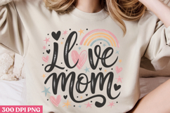 Floral Mama Mom Sublimation PNG Product Image 3