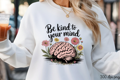 Be kind to your mind PNG, Vintage soul sublimation PNG Product Image 3