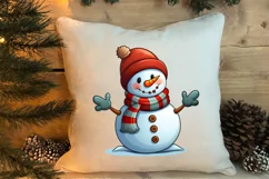 Funny Snowman Sublimation Clipart, Christmas PNG Product Image 3