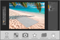 Beach Towel Mockup Product Image 3