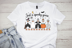 Just a Spooky Goose PNG | Funny Halloween Goose Sublimation Product Image 3