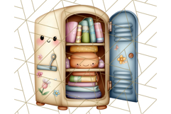 Simple School Supplies Clipart, Cute Classroom PNG Product Image 3