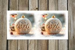New year moods | 4 watercolor xmas Sublimation Mug designs Product Image 3