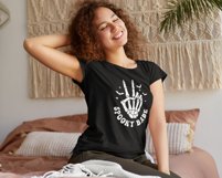 Spooky Babe SVG PNG | Retro Halloween Front &amp; Back of Shirt Product Image 4