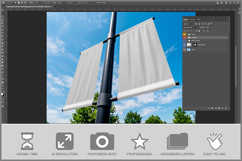 Flag Banner Outdoor Sky Product Image 2