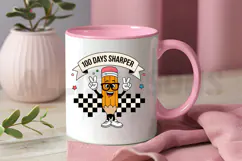 100 Days Sharper Sublimation PNG, 100 Days of School PNG Product Image 3