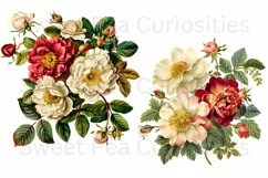 Flowers, Junk Journal, PNG, Clipart, Ephemera, Botanical Product Image 3