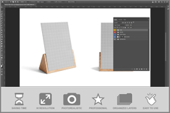 Vertical Table Tent Card Product Image 2