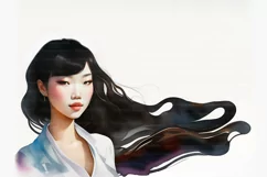 Asian art 10 PNG, Asian art print, Korean wall art Product Image 3