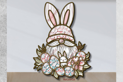 Multilayer Easter Gnome SVG Laser Cut File 3D Layered DXF Product Image 2