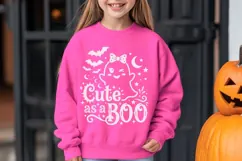 Cute As A Boo Svg, Funny Halloween Svg, Spooky Season Svg. Product Image 4