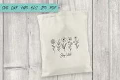 Wildflowers SVG, Flower SVG, Stay Wild SVG Cut Files Product Image 2